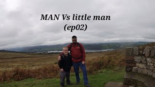 Man Vs little man ep02 hiking the Ullswater Way with my dog Howtown to Pooley Bridge VanLife [upl. by Humble]