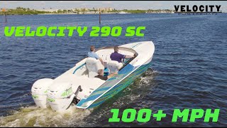 The new Velocity 290 SC walkthrough with Chris Ciasulli from Gateway Marina [upl. by Gradeigh637]