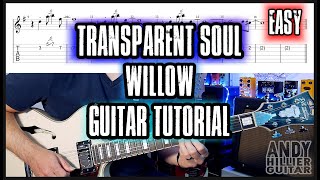 Willow Transparent Soul Guitar Tutorial Lesson [upl. by Khai]