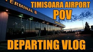 Timisoara Airport POV  Departure Vlog [upl. by Lonni705]