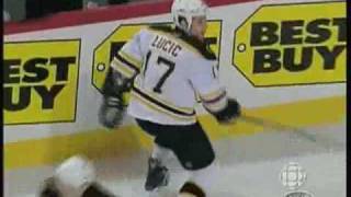 Andrei Kostitsyn blasts Milan Lucic [upl. by Kilby]