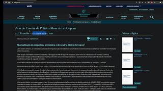 aula 181021  FOMC COPOM e Boletim Focus [upl. by Llezom730]