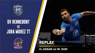 Assar Omar vs Sun Wen  Hennebont  Jura Morez  PRO A [upl. by Elkraps]