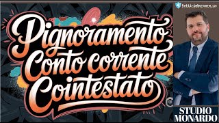 FattiRimborsarecom  Pignoramento Conto Corrente Cointestato [upl. by Llehsim]