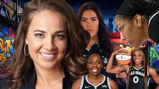 Las Vegas Aces Edge Out Indiana Fever in Thrilling 7874 Victory Becky Hammon Sounds Off [upl. by Eldrida]