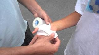 Thumb Taping  Thumb Tape Volleyball and Basketball and sports that require wrist mobility [upl. by Balliett467]