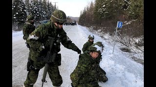 ARTILLERIE RECRUTEMENT ET POLICE MILITAIRE À VALCARTIER [upl. by Wrench]