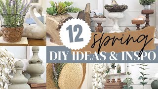 12 SPRING THRIFT FLIPS • DIY Inspiration and Ideas • spring decor on a budget • unique ideas [upl. by Yrakaz]