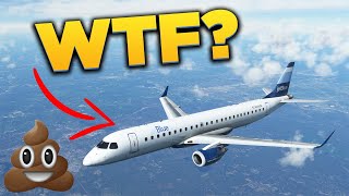 How bad could a 16 payware VirtualCol E190 be in MFS [upl. by Anelra111]