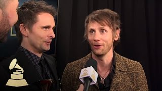 Muse  Backstage Interview  58th GRAMMYs [upl. by Rhynd]