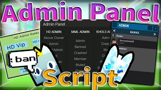 HD Admin Panel Script PASTEBIN 2023 [upl. by Nerat]