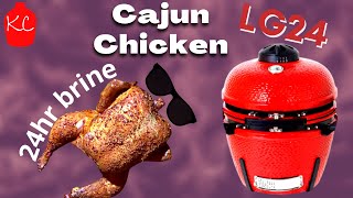 Cajun chicken slow cooked on the LG24 [upl. by Rolecnahc]