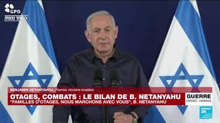 Conférence de presse de Benjamin Netanyahu  quotFamilles dotages nous marchons avec vousquot [upl. by Tucky377]