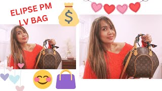 WHATS INSIDE MY ELIPSE PM LOUIS VUITTON BAG🤍 [upl. by Ahsekam541]