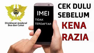 Cara Cek IMEI HP di Website Bea Cukai Apakah Terdaftar atau Tidak [upl. by Nollie760]