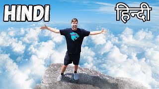 Spending 24 Hours On Top Of A Mountain in Hindi  Mrbeast Hindi  MrBeast [upl. by Leuqim]