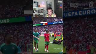 Gonçalo Ramos lesión futbol eurocopa2024 ubietoo portugal gonçaloramos shortvideos twitches [upl. by Stewart]