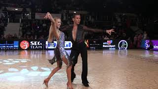 Armen Tsaturyan amp Svetlana Gudyno Show Cha Cha DanceMasters 2014 [upl. by Oidivo]