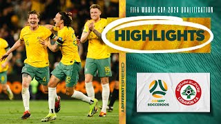 Subway Socceroos v Lebanon  Highlights  FIFA World Cup 2026 Qualification [upl. by Ibocaj269]