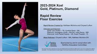 XCEL Floor Rapid Review Gold Platinum Diamond Divisions [upl. by Omari]