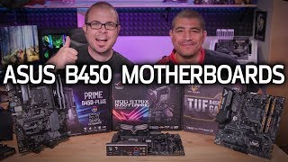 AFFORDABLE ASUS B450 Motherboards with JJ Prime Strix amp TUF [upl. by Ecitsuj8]