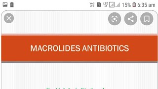 What are macrolide drugs Mechanism of action of Macrolides [upl. by Onailimixam817]