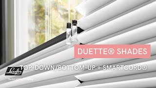 Luxaflex® Duette® Shades TopDownBottomUp met SmartCord® [upl. by Geffner871]