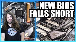 Gigabytes Disappointing Z390 BIOS quotOverhaulquot [upl. by Ahsiemal]