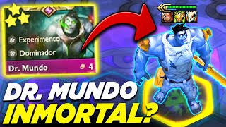 😰 DR MUNDO 3 ESTRELLAS es EL TANQUE SUPREMO en TFT SET 13 [upl. by Helsell596]