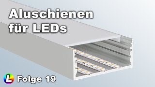 Aluschienen für LEDStreifen [upl. by Nois392]