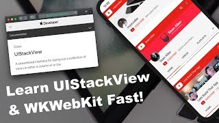 UIStackView  Distribution Spacing Axis multiple items and WebKit WKWebViews [upl. by Enitsenrae]