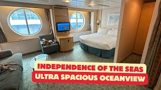 Ultra Spacious Oceanview Stateroom on Independence of the Seas 2268 Cat 1K [upl. by Schnell89]