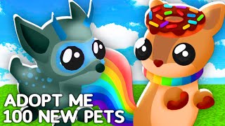 100 New Pets We Need In Adopt Me [upl. by Lumbard]