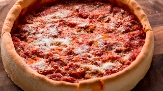 Homemade Deep Dish Pizza [upl. by Dorothi]