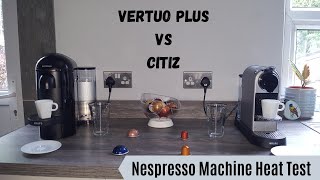 Nespresso Citiz Vs Vertuo Plus  Which Makes a Hotter Coffee  VertuoLine vs OriginalLine [upl. by Comyns792]