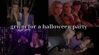 grwm for a halloween party  shopping chatting makeup [upl. by Natek573]