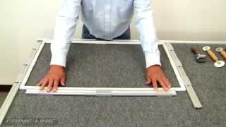 HowTo Rescreening a fiberglass window screen [upl. by Andreana]