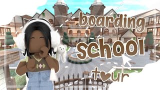 Bloxburg boarding school tour  sxftsage [upl. by Esila]