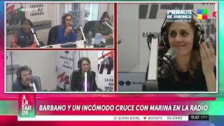 El incómodo momento entre Marina Calabró y Rolando Barbano en la radio [upl. by Agarhs954]