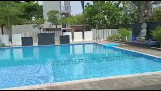 Prefabricated swimming pools made with wall panels and pipeless filter at Chennai [upl. by Einhoj]