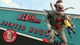 13th Floor  Haunted House Lights on Tour and Scaring People [upl. by Lepp]