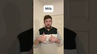 How to sign Milk British Sign language BSL britishsignlanguage deaf signlanguage bsl [upl. by Kraus]