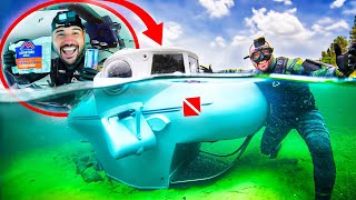 Mini SUBMARINE Catch amp Cook UNDERWATER New World Record [upl. by Innej]