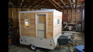 Pop Up Camper to Hardside Conversion  Part 11  Interior Lower Walls [upl. by Monetta]