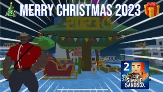 Merry Christmas 2023  simple sandbox 2 [upl. by Nohsyar]