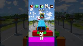 NOOB vs PRO vs HACKER vs HEROBRINE Car Jump Challenge 11 😁 🚗 shorts beamngdrive [upl. by Jill]