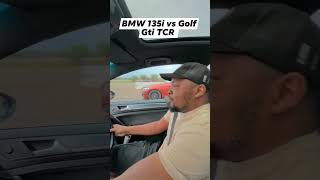 Golf GTi TCR vs BMW M135i cars bmwracing automobile reels cars golf7 tcr golf dragrace [upl. by Hennebery318]