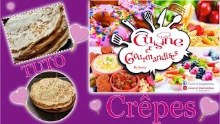 Recette Pâte à Crêpes TUTO [upl. by Kitti436]