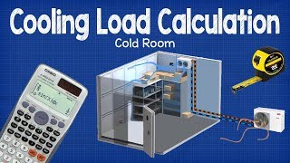 Cooling Load Calculation  Cold Room hvac [upl. by Mcculloch]