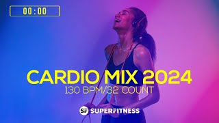 Cardio Mix 2024 130 bpm32 count SuperFitness [upl. by Agnesse357]